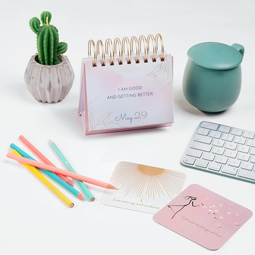 Daily Flip Motivational Calendar with Inspirational Quotes-Inspirational Gifts for Women