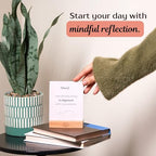 Ariond What If... Mindful Daily Affirmation Cards for Women, Motivational Cards with Display Stand, Encouragement Gifts for Women, Gifts for People with Anxiety