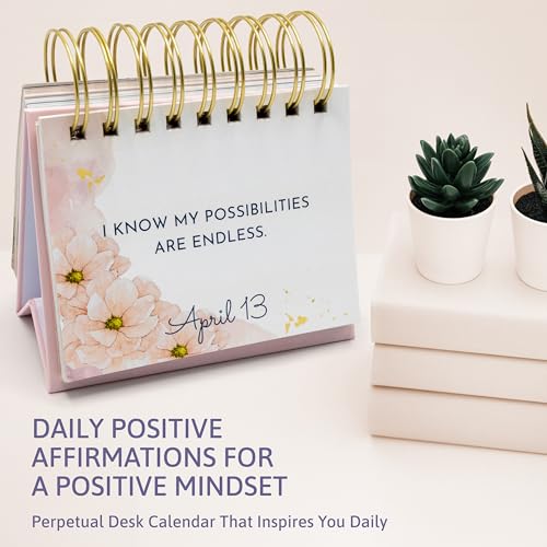 Daily Flip Motivational Calendar with Inspirational Quotes-Inspirational Gifts for Women