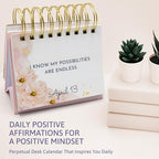 Daily Flip Motivational Calendar with Inspirational Quotes-Inspirational Gifts for Women