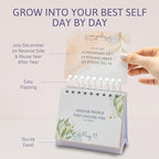 Daily Flip Motivational Calendar with Inspirational Quotes-Inspirational Gifts for Women