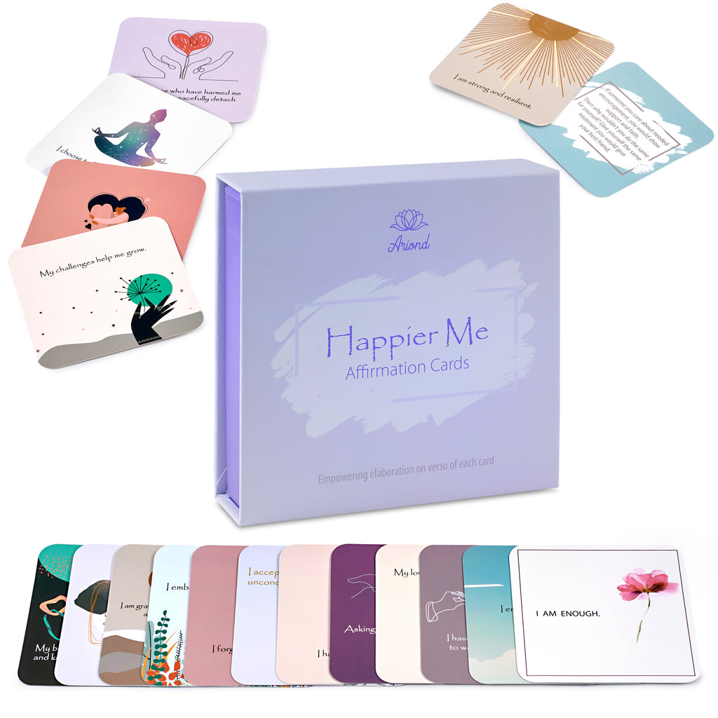 happier me affirmation cards ariond product photo