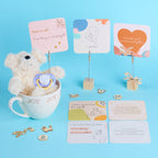 teady bear affirmation cards with teady bear gift