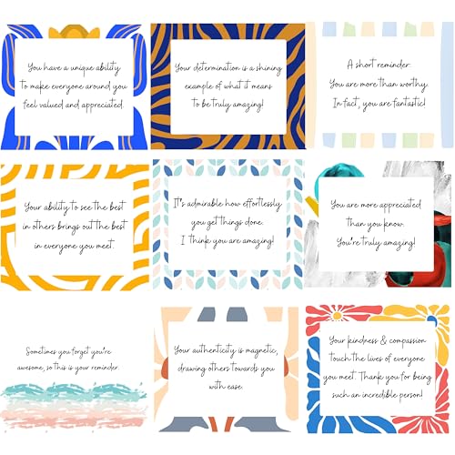 40 Inspirational You Are Awesome Cards - Motivational and Just Because Cards with Thoughtful Messages, Encouragement Gifts, Positive Affirmations, Thoughtful Gifts
