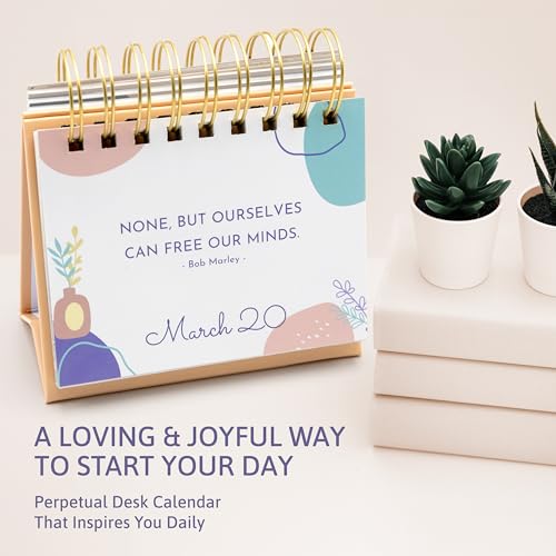Daily Flip Motivational Calendar with Inspirational Quotes-Inspirational Gifts for Women