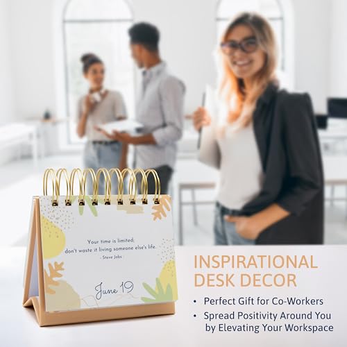 Daily Flip Motivational Calendar with Inspirational Quotes-Inspirational Gifts for Women
