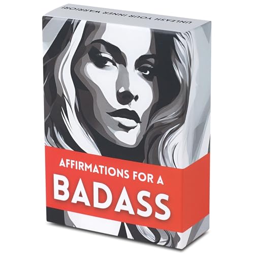 Ariond Badass Affirmation Cards For Women - 52 Daily Motivational and Inspirational Cards for Women