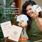 Ariond I DESERVE Daily Affirmation Cards for Women - Mindfulness Cards for New Beginnings and Healing, Divorce Gifts and Break Up Gifts for Women