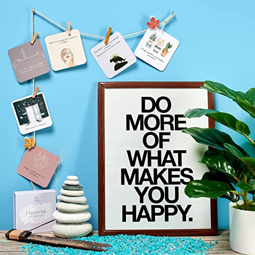 Ariond Happier Me Positive Affirmation Cards - Inspirational Deck For Meditation, Yoga, & Gratitude