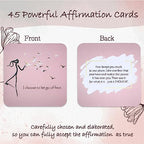 Ariond Happier Me Positive Affirmation Cards - Inspirational Deck For Meditation, Yoga, & Gratitude