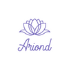 Ariond brand logo: a purple line-art lotus flower above the word 'Ariond' in script.